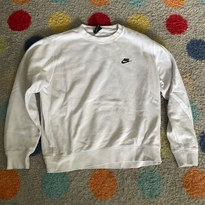 White Nike hoodie